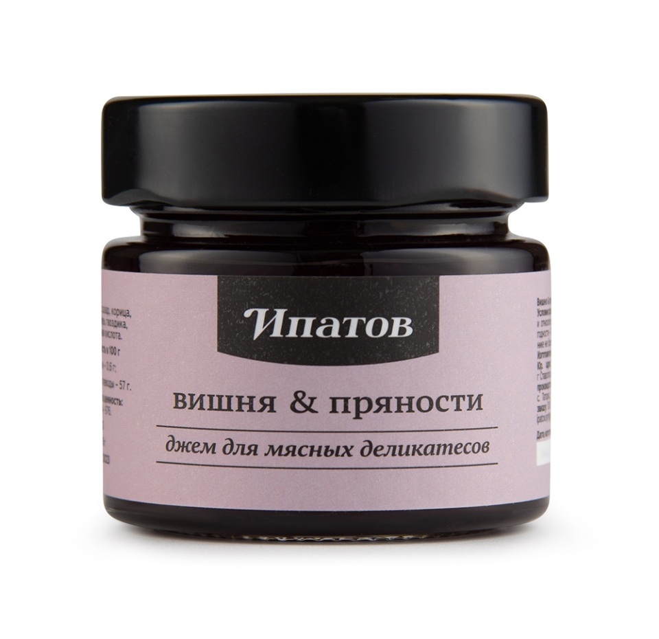 

Джем Ипатов Вишня & пряности для мясных деликатесов 125 г