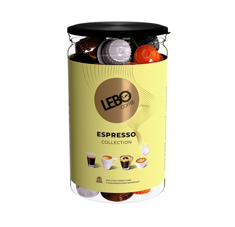 

Кофе в капсулах Lebo Espresso Collection 40 шт. 220 г