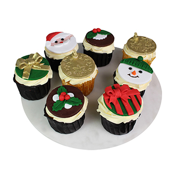 

Пирожное капкейк Cream Royal Зимний 105 г 1 шт. дизайн в ассортименте