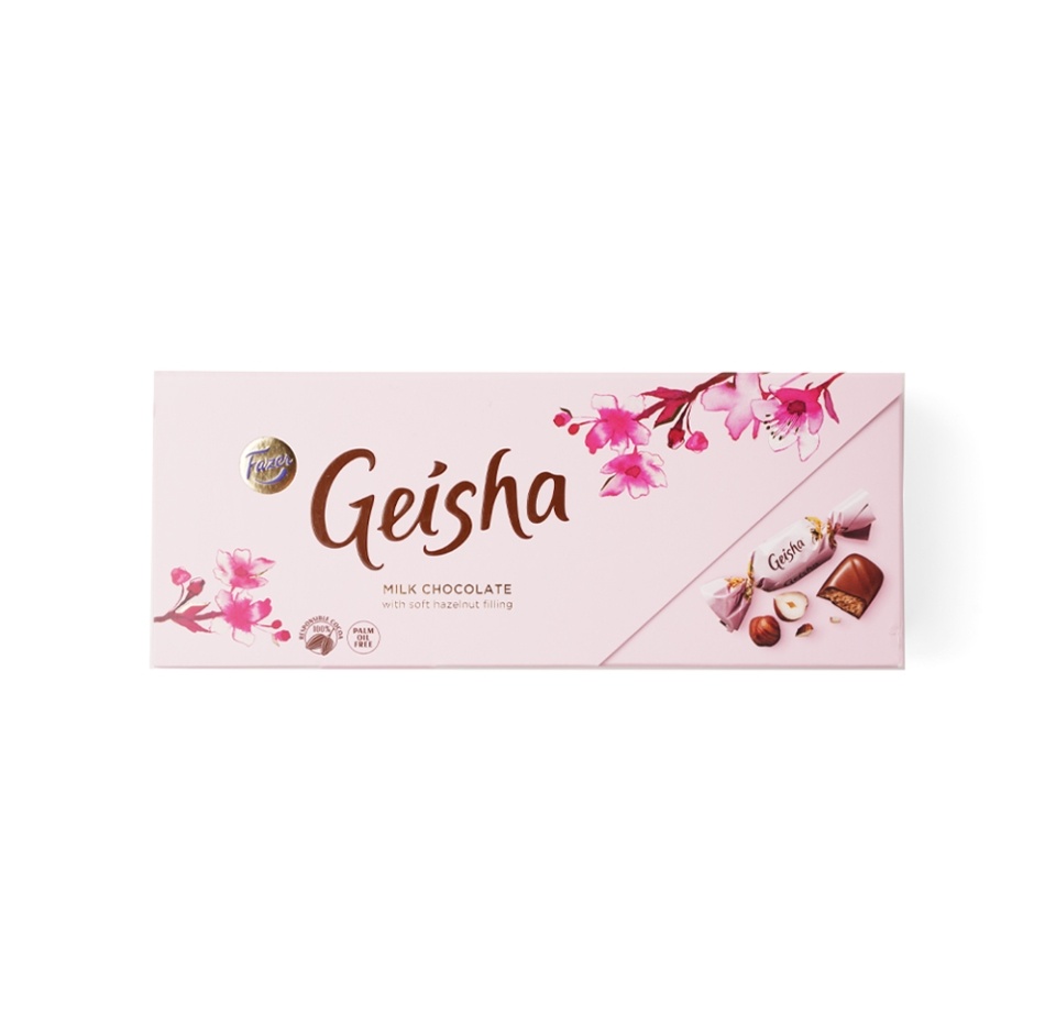 

Набор конфет из молочного шоколада Fazer Geisha с начинкой из тёртого ореха 270 г