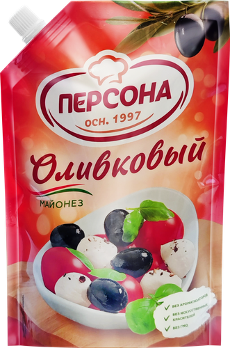 

Майонез Персона Оливковый 50% 600 мл
