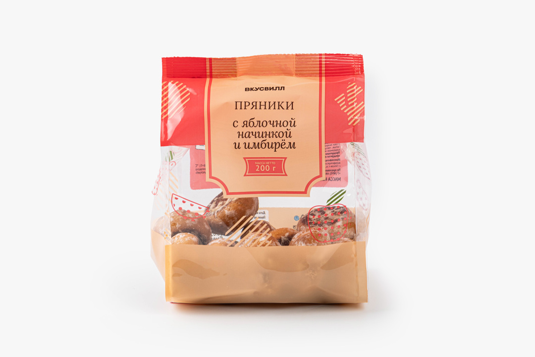 

Пряники ВкусВилл Яблоко имбирь 200 г