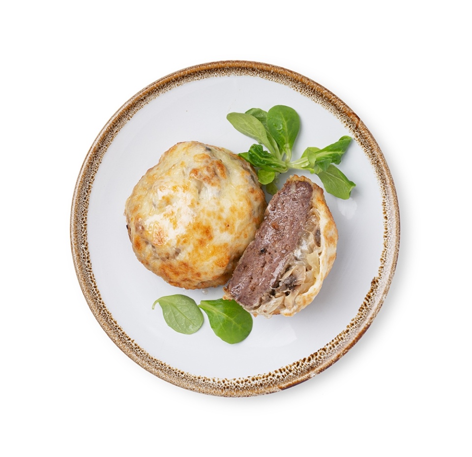 

Котлеты По-Селянски с грибами и сыром вес