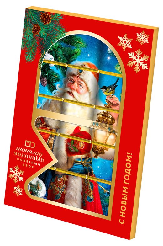 

Шоколад Монетный двор Новый Год Щелкунчик молочный порционный 75 г дизайн упаковки в ассортименте 1 шт.