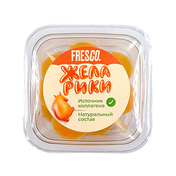 

Желейные шарики Fresco с мандарином 108 г