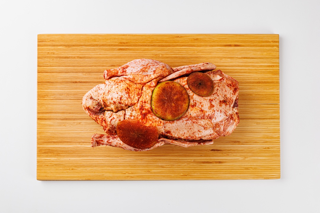 

Утка ВкусВилл фаршированная яблоками вес