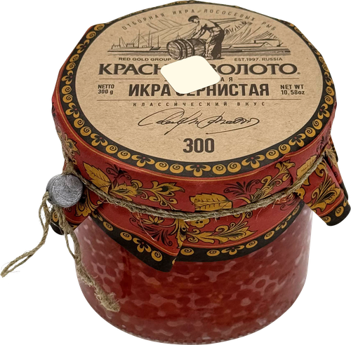 

Икра лососевая Красное Золото зернистая 300 г