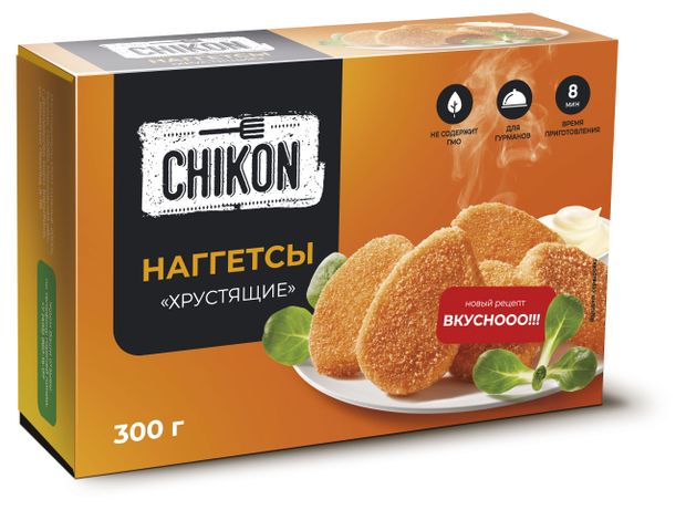 

Наггетсы Chikon Хрустящие замороженные 300 г