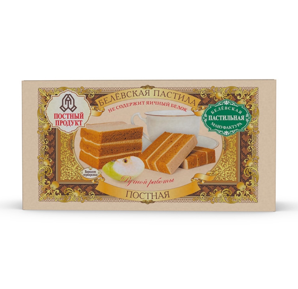 

Пастила Белёвская Яблочная постная 140 г