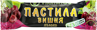 Пастила натуральная Vitaminos Вишня без сахара 40 г
