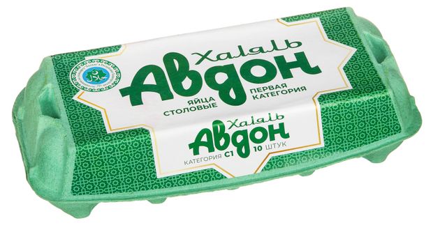 

Яйцо куриное Авдон Халяль С1 белое 10 шт 600 г