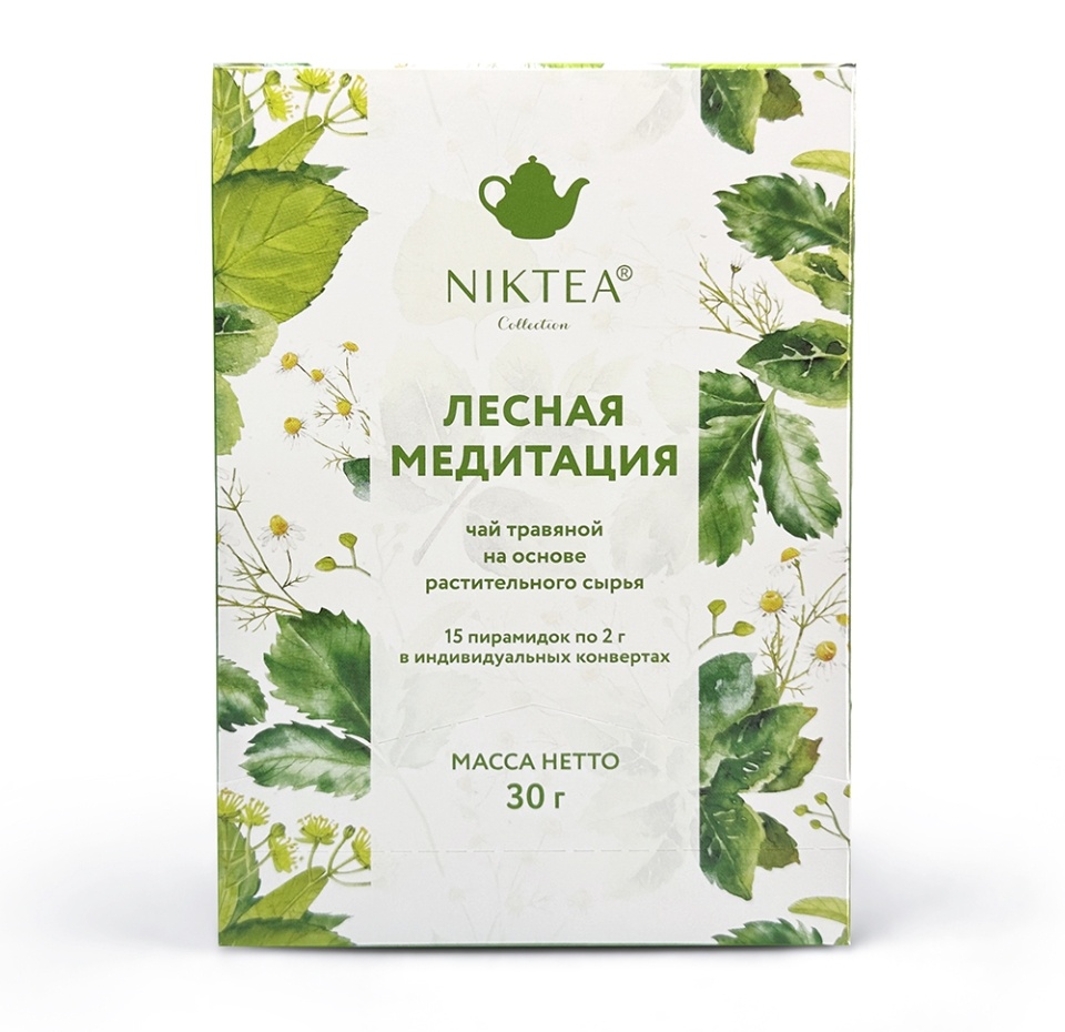 

Чай травяной Niktea Лесная Медитация пакетированный 30 г