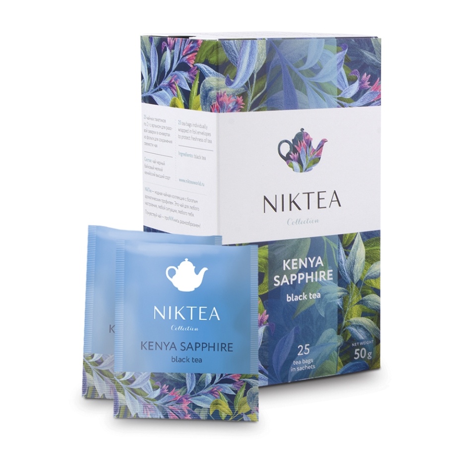

Чай черный Niktea Kenya Sapphire 25 шт. 50 г