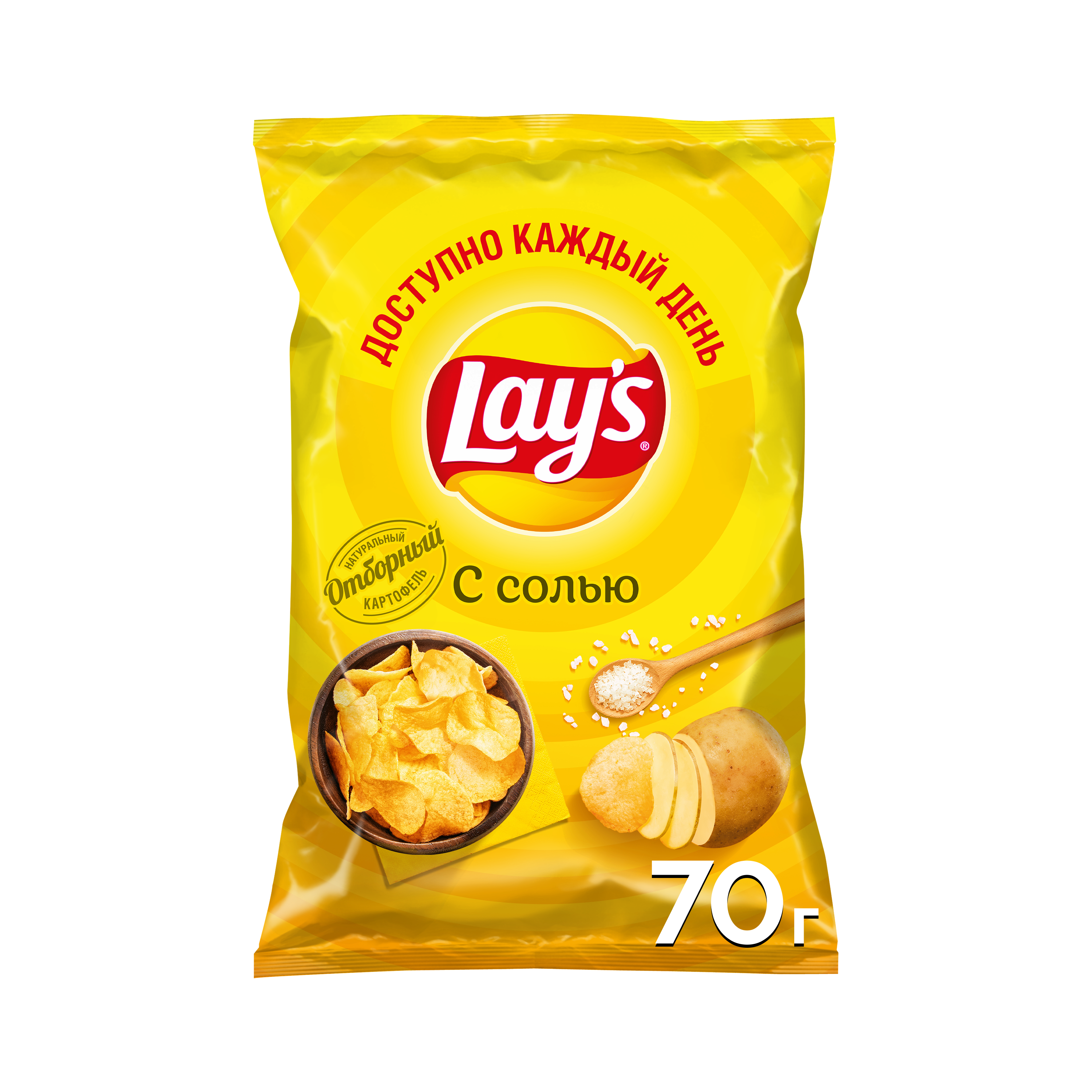 

Картофельные чипсы Lay's с солью 70 г