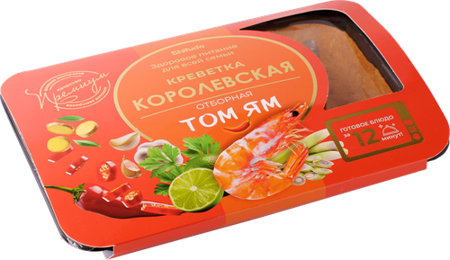 

Креветки Shifudo Королевские отборные в соусе Том Ям 550 г