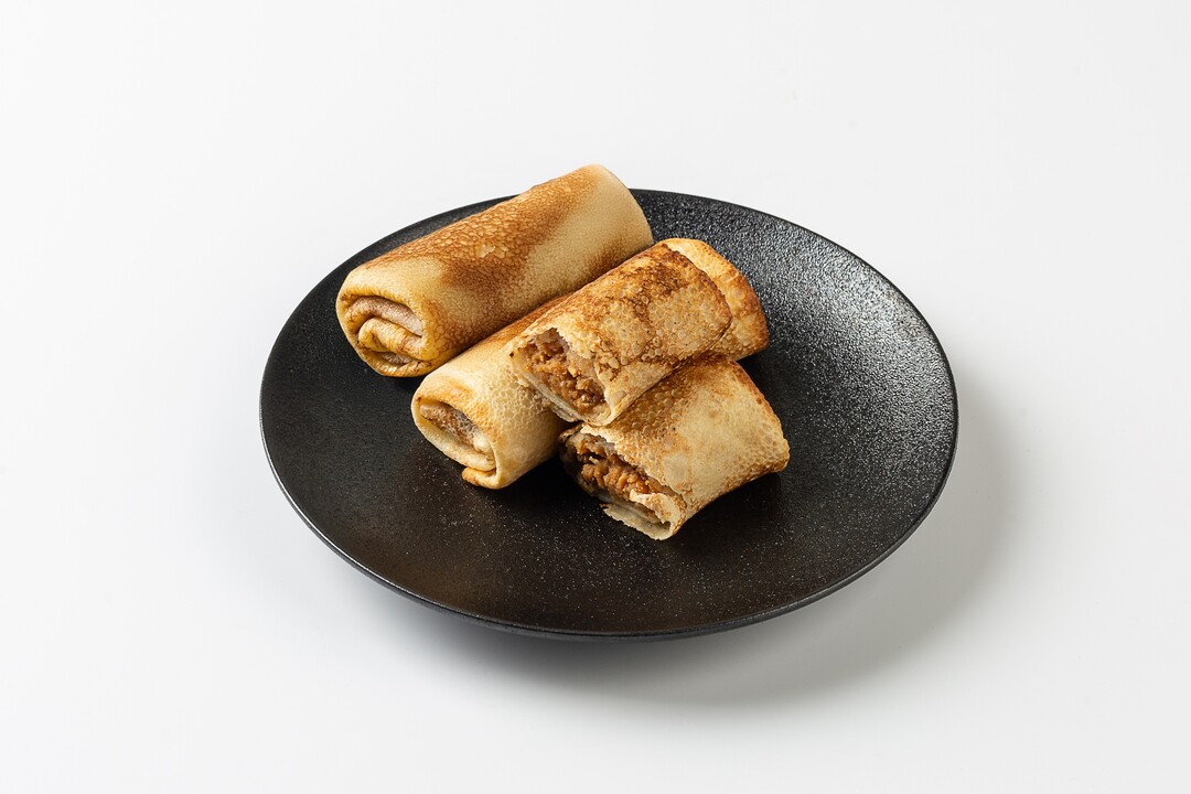 

Блины со сгущёнкой и арахисом 3 шт. 210 г