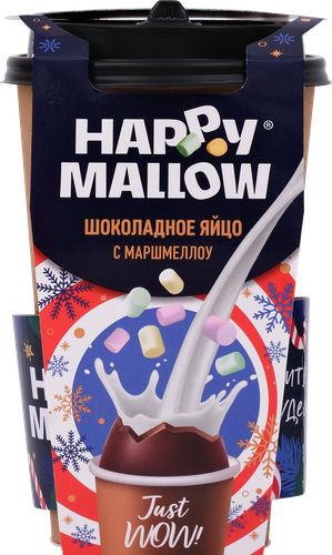 

Изделия кондитерские Happy Mallow шоколадные изделия с маршмеллоу в стакане 70 г