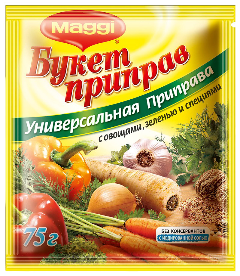 

Приправа Maggi Букет приправ универсальная 75 г дизайн в ассортименте