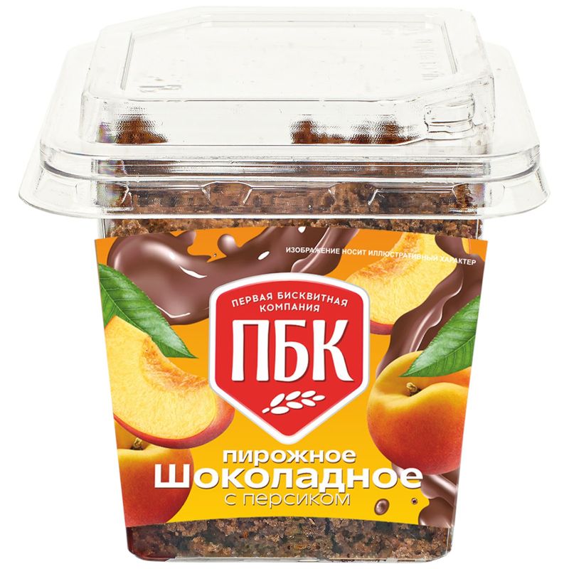

Пирожное Первая бисквитная компания Шоколадное с персиком 120 г