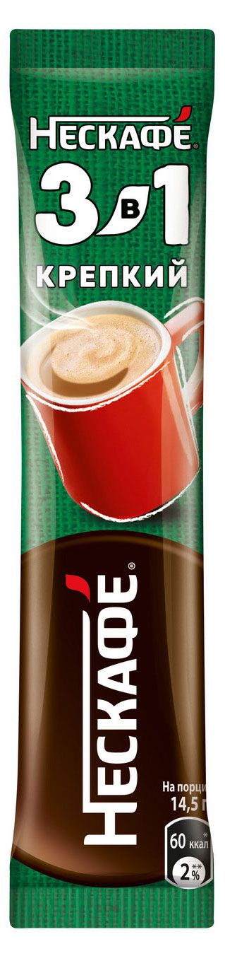 

Напиток кофейный Nescafé 3 в 1 крепкий растворимый 14.5 г