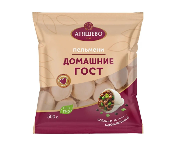 

Пельмени Атяшево Домашние 500 г