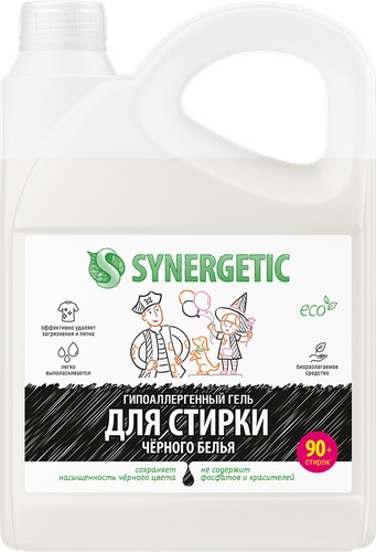 

Гель для стирки Synergetic для черного белья 2.75 л