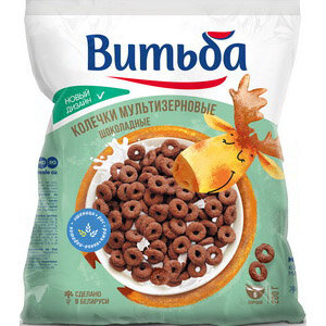 Колечки мультизерновые Витьба шоколадн 200 г пакет