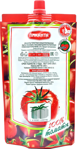 

Томатная паста Пиканта 280 г