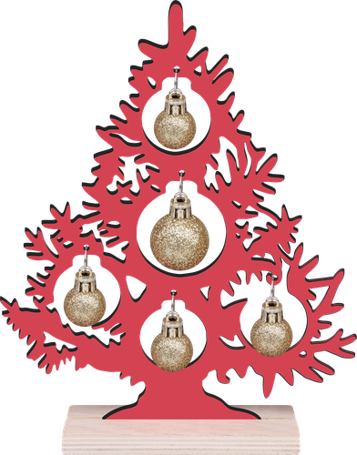 

Сувенир новогодний Homeclub Елка с игрушками 23 см цвет в ассортименте