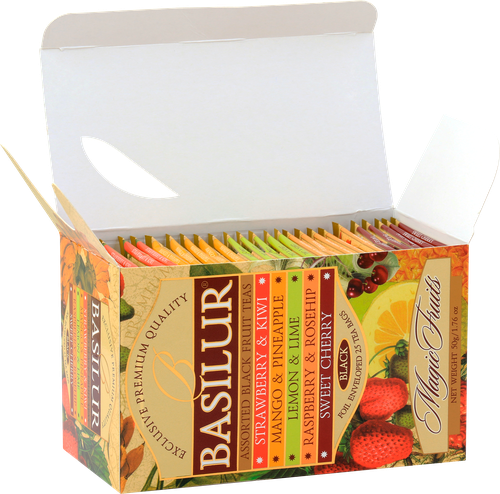 

Набор чая Basilur Magic Fruits Волшебные фрукты ассорти 50 г