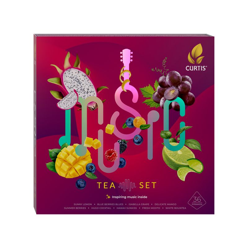 

Набор чая Curtis Музыкальный чайный набор (Music Tea Set) 36 пирамидок 62.8 г