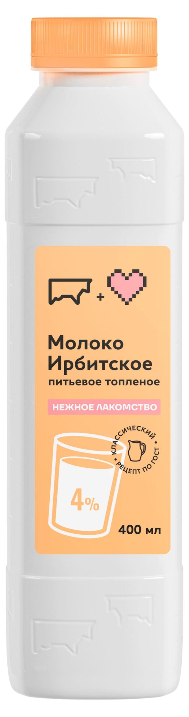 

Молоко Ирбитское питьевое топленое 4% 400 мл