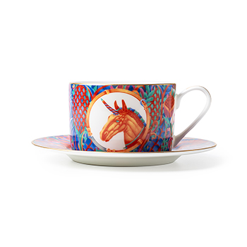 

Подарочный набор Императорский фарфоровый завод чашка с блюдцем Идиллия Единорог 250 мл