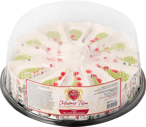 

Торт Мистер торт Малина-фисташка 1200 г
