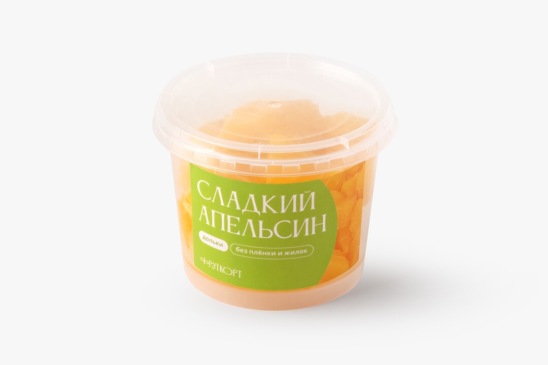 

Апельсин Фруткорт дольки 180 г