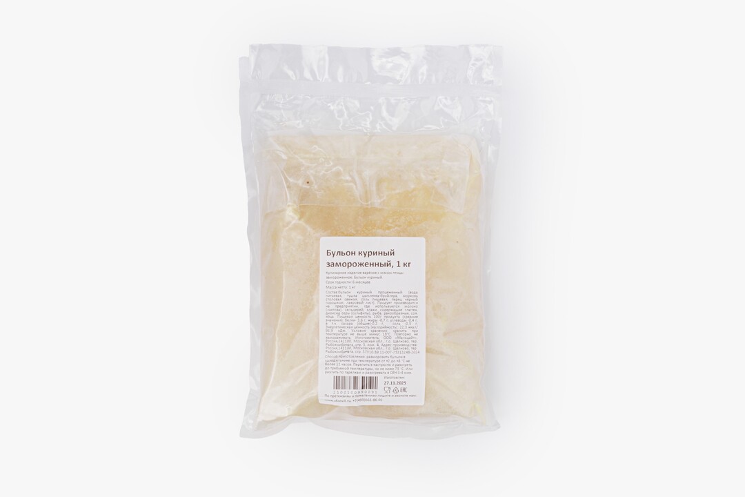 

Бульон ВкусВилл куриный замороженный 1 л