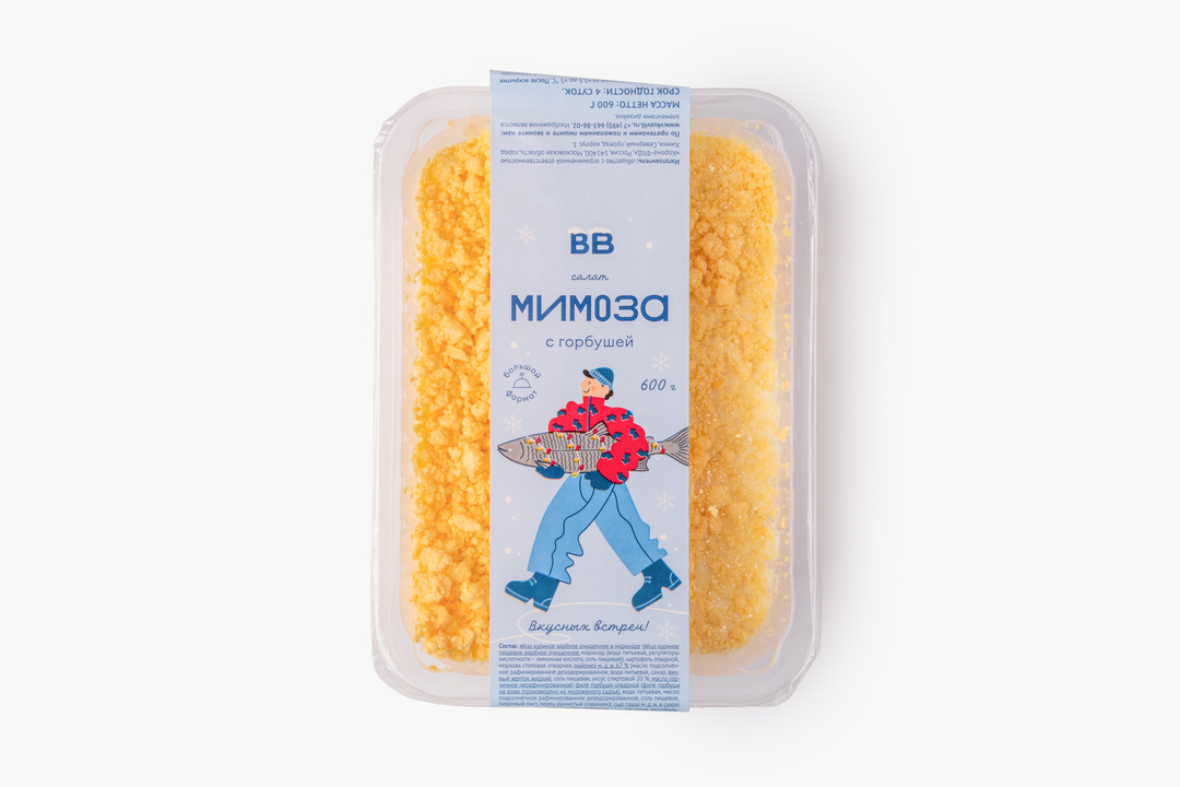 

Салат мимоза ВкусВилл 600 г