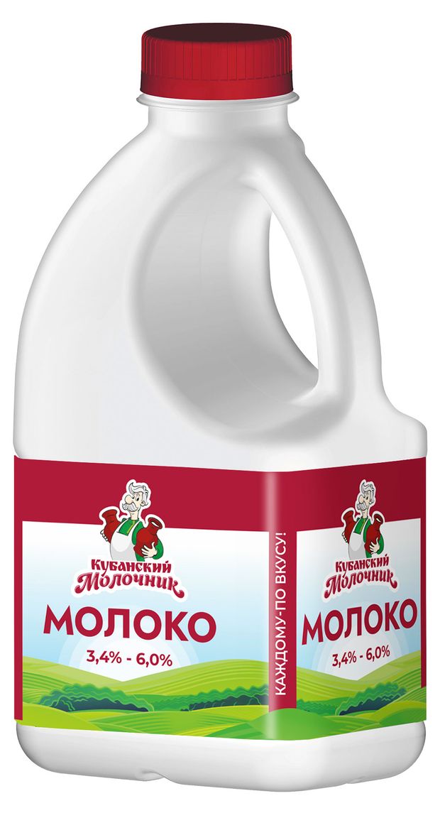 

Молоко Кубанский Молочник отборное пастеризованное 3.4% − 6.0% 720 мл