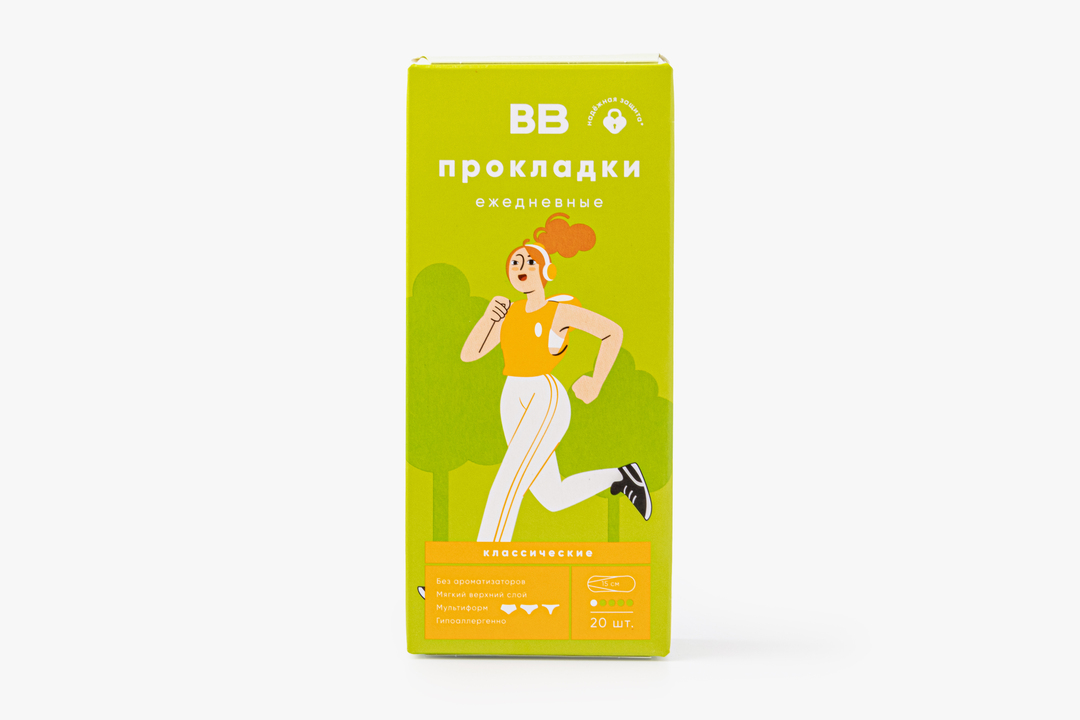 

Прокладки ежедневные классические, 20 шт