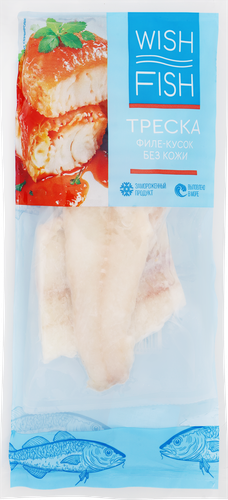 

Треска замороженная Wish Fish филе 500 г