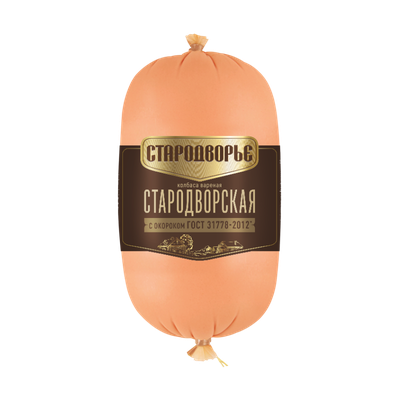 Колбаса вареная Стародворье Стародворская с окороком 400 г