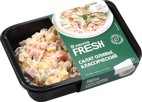 

Салат Лента Fresh Оливье классический 200 г