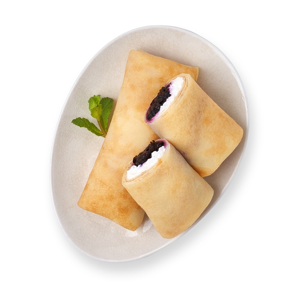 

Блинчики Уже Готово с черникой и творожным кремом 180 г