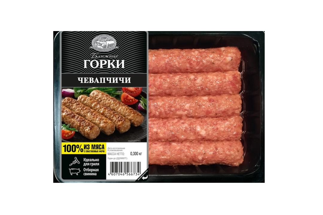 

Чевапчичи Ближние Горки из свинины охлажденные 300 г