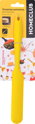 

Лопатка-шпатель для блинов Homeclub Масленица силикон арт. HW-M1 цвет в ассортименте
