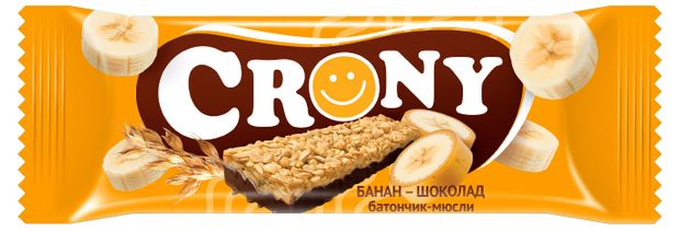 

Батончик-мюсли Crony Банан-шоколад 50 г