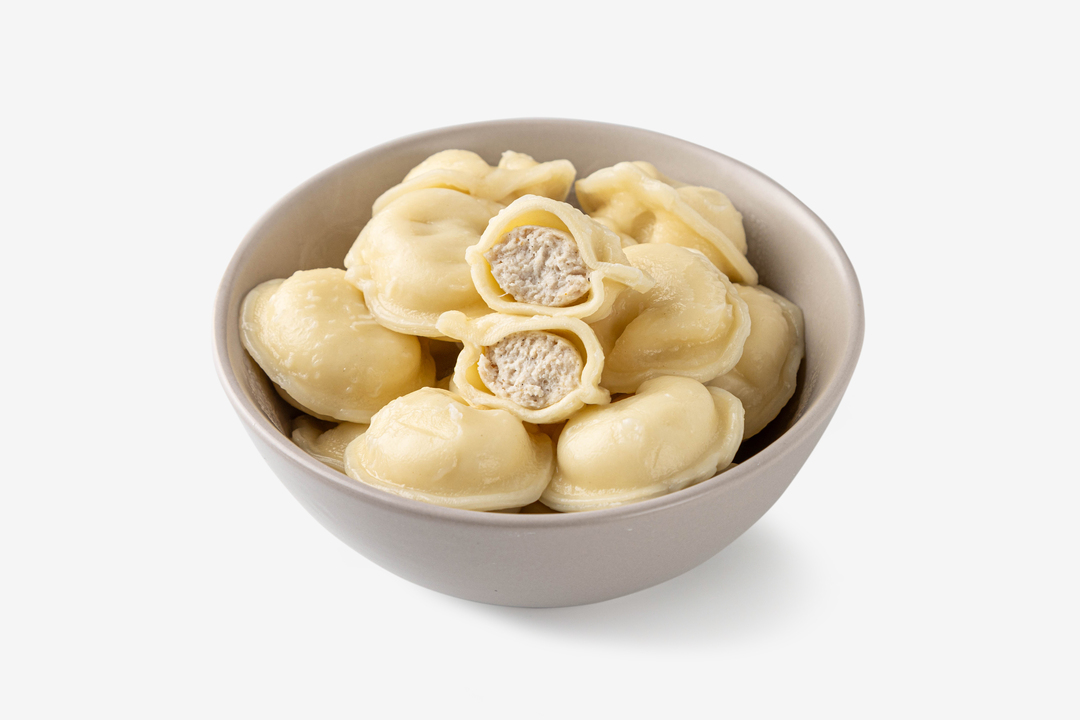 

Пельмени ВкусВилл с цыпленком и индейкой со сливками 500 г