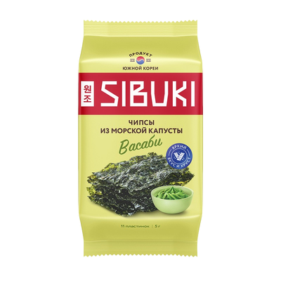 Морская капуста Сибуки Васаби, 5 г