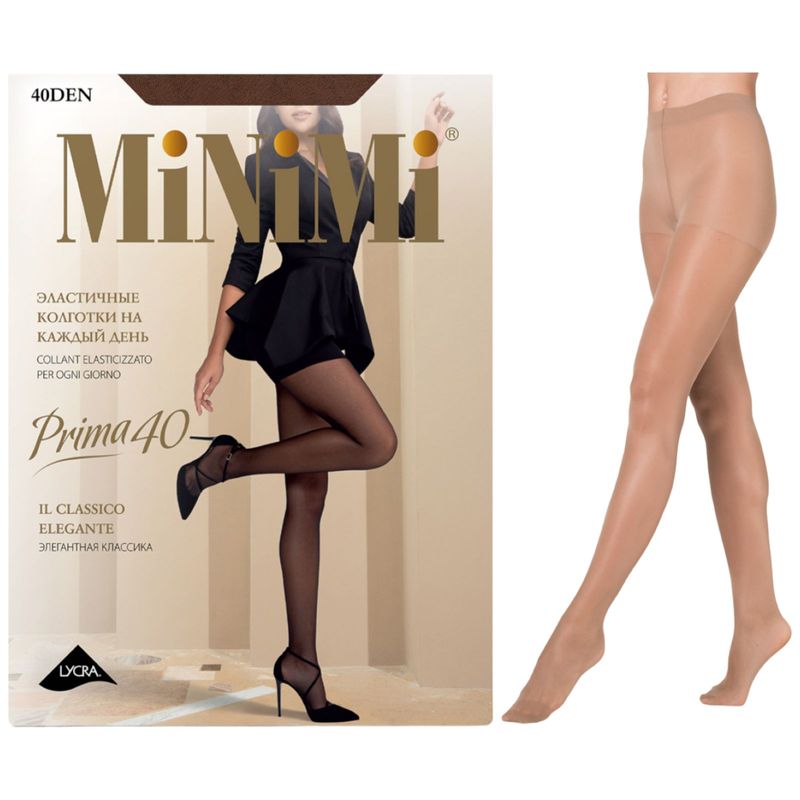 

Колготки женские Minimi Prima 40 с шортиками 40 den р. 5 caramello