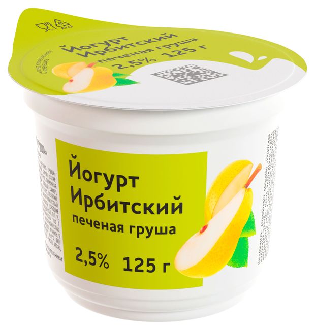 

Йогурт Ирбитский Печеная груша 2.5% 125 г
